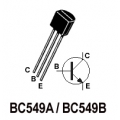 BC549A NPN Transistors. (Pack of 5 Transistors) BC549A NPN Transistors. (Pack of 5 Transistors)