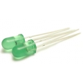 Green Leds 3mm, Light Emitting Diodes. (Pack of 20) Green Leds 3mm, Light Emitting Diodes. (Pack of 20)