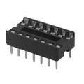 IC sockets for 14 pins DIP ICs, solder type. (Pack of 3) IC sockets for 14 pins DIP ICs, solder type. (Pack of 3)