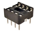 IC Sockets for 8-pins ICs quality solder type (pack of 3) IC Sockets for 8-pins ICs quality solder type (pack of 3)