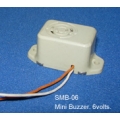 3 X 6V STAR MINI ELECTRONIC BUZZER, ALARM, 6 Volts. Pack of 3. 3 X 6V STAR MINI ELECTRONIC BUZZER, ALARM, 6 Volts. Pack of 3.