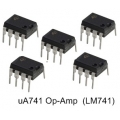 10 X uA741 (LM741) Op-Amp 8-Pin Dip ICs. (10 pieces pack) 10 X uA741 (LM741) Op-Amp 8-Pin Dip ICs. (10 pieces pack)