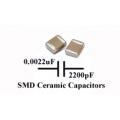 50 x SMD/SMT Ceramic Capacitor 2200pF, (0.0022uF) - Murata. (Pack of 50) 50 x SMD/SMT Ceramic Capacitor 2200pF, (0.0022uF) - Murata. (Pack of 50)