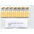 0.22uF Ceramic Capacitors. Kemet. (Pack of 5) 0.22uF Ceramic Capacitors. Kemet. (Pack of 5)