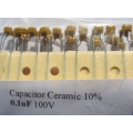 0.1uF Ceramic Capacitors. Kemet. (Pack of 5) 0.1uF Ceramic Capacitors. Kemet. (Pack of 5)