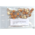 0.01uF (103K 10nF) Ceramic Disk Capacitors. (Pack of 5) 0.01uF (103K 10nF) Ceramic Disk Capacitors. (Pack of 5)